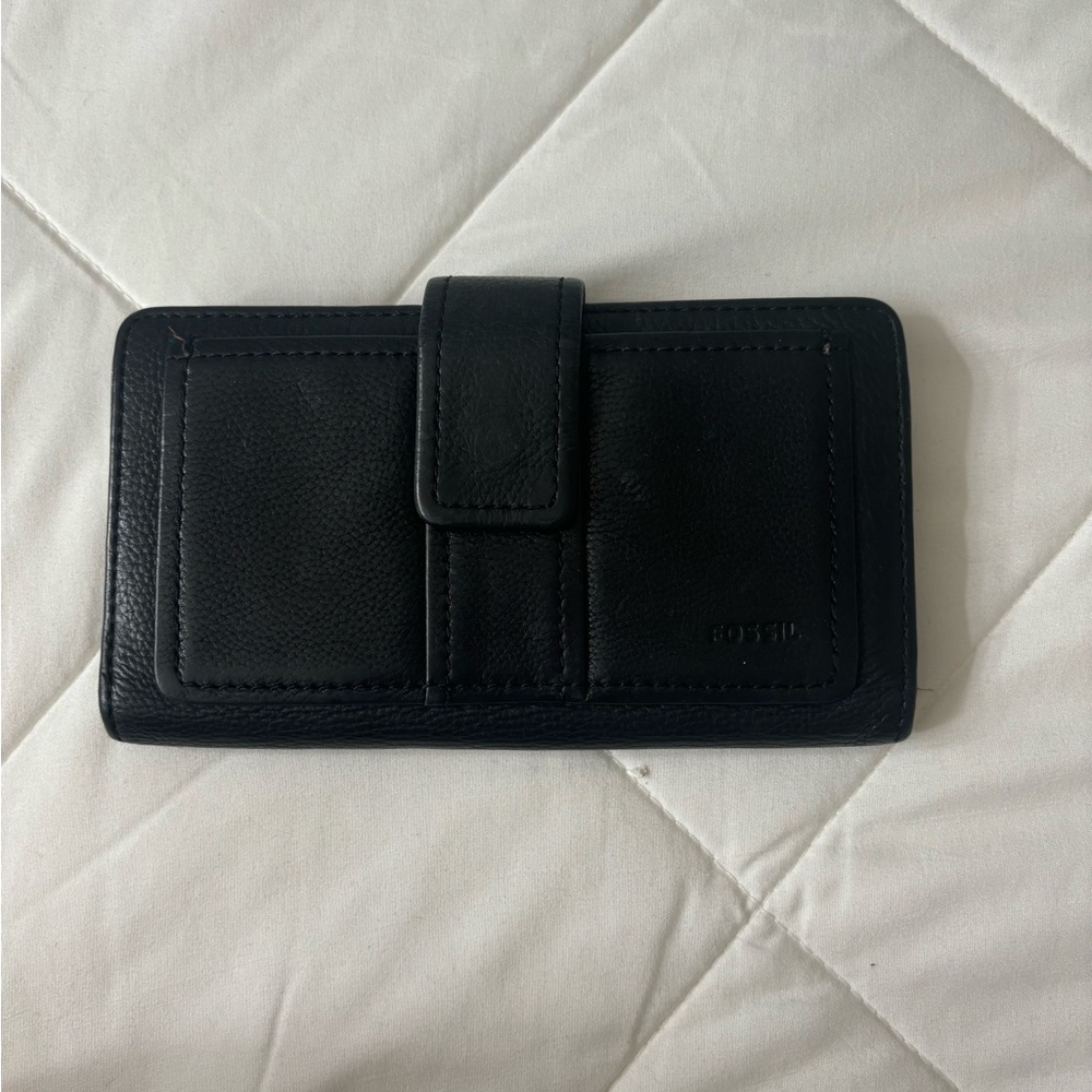 Fossil Genuine Leather Wallet Black